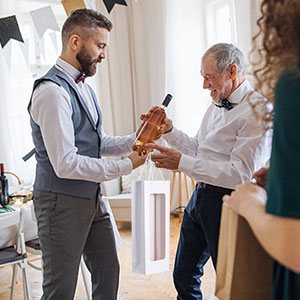 বিলাসবহুল ক্রাফট পেপার ওয়াইন প্যাকেজিং বক্স বাদামী রঙ পরিবেশগত টেকসই কাগজ 3