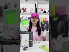 পরিষ্কার পিভিসি উইন্ডো সহ রঙিন ইয়ারফোন কাস্টম পেপার বক্স প্যাকেজিং