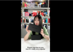 পরিবেশ বান্ধব বিলাসবহুল কাগজ ঢাকনা এবং বেস বক্স কার্ডবোর্ড ফোন কেস বক্স প্যাকেজিং