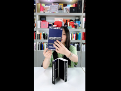 কাস্টম লোগো চৌম্বকীয় ফ্লিপ মোবাইল ফোন কেস প্যাকেজিং আইফোন 16 এর জন্য বেসমেট ট্রে সহ উপহার বাক্স