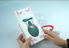 কাস্টমাইজড লোগো ইকো বন্ধুত্বপূর্ণ মুদ্রিত কার্ডবোর্ড কাগজ ঠোঁট জিহ্বা কম্পক প্যাকেজিং বক্স