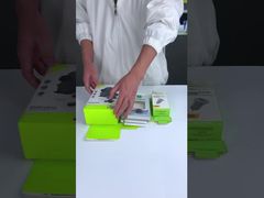 প্রিমিয়াম কার্ডবোর্ড প্যাকেজ বক্স চকচকে ইউভি প্রিন্টিং বক্স গাড়ি চার্জিং ভাঁজযোগ্য প্যাকেজিং বক্স