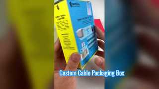 কাস্টম ইউএসবি সি কেবল প্যাকেজিং বক্স