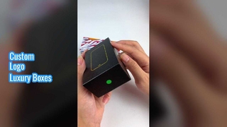 বিলাসবহুল উপহার বক্স কাস্টম লোগো ভাঁজযোগ্য চৌম্বকীয় বন্ধ