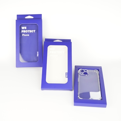 2025 New Design Custom Phone Case Box Packaging স্লাইড আউট ড্রয়ার বক্স With Paper Tray For Iphone