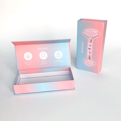 কাস্টম মুদ্রিত ফ্লিপ টপ বক্স স্কিন কেয়ার ফেসিয়াল রোলার পণ্য প্যাকেজিং লেডি বিউটি টুলস প্যাকেজিং কসমেটিক্স জন্য কাগজ বক্স