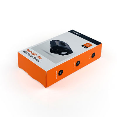 কারখানার কাস্টমাইজড ক্লিপ এলইডি ফ্ল্যাশলাইট ল্যাম্প প্যাকেজিং বক্স হেড ল্যাম্প পেপার বক্স, ডুয়াল লাইটের জন্য পেপার ইনসার্ট সহ